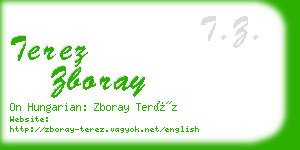 terez zboray business card